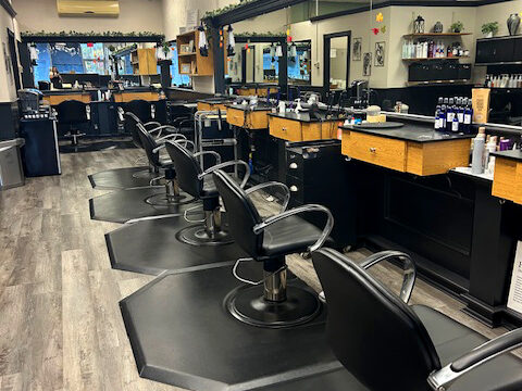 Clean, Comfortable Hair Styling Stations